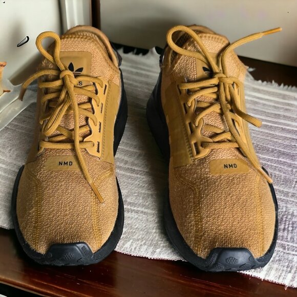 ADIDAS NMD R1 V2 Royal Gold Size 6.5 Womans/5 Youth - Picture 2 of 10